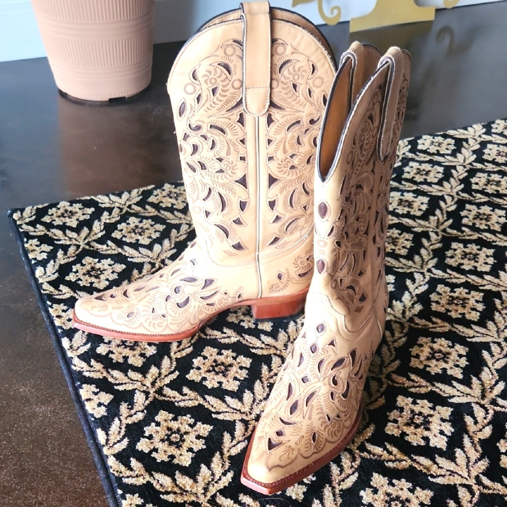 Country Outfitters Shyanne Women's Cream Western Boots